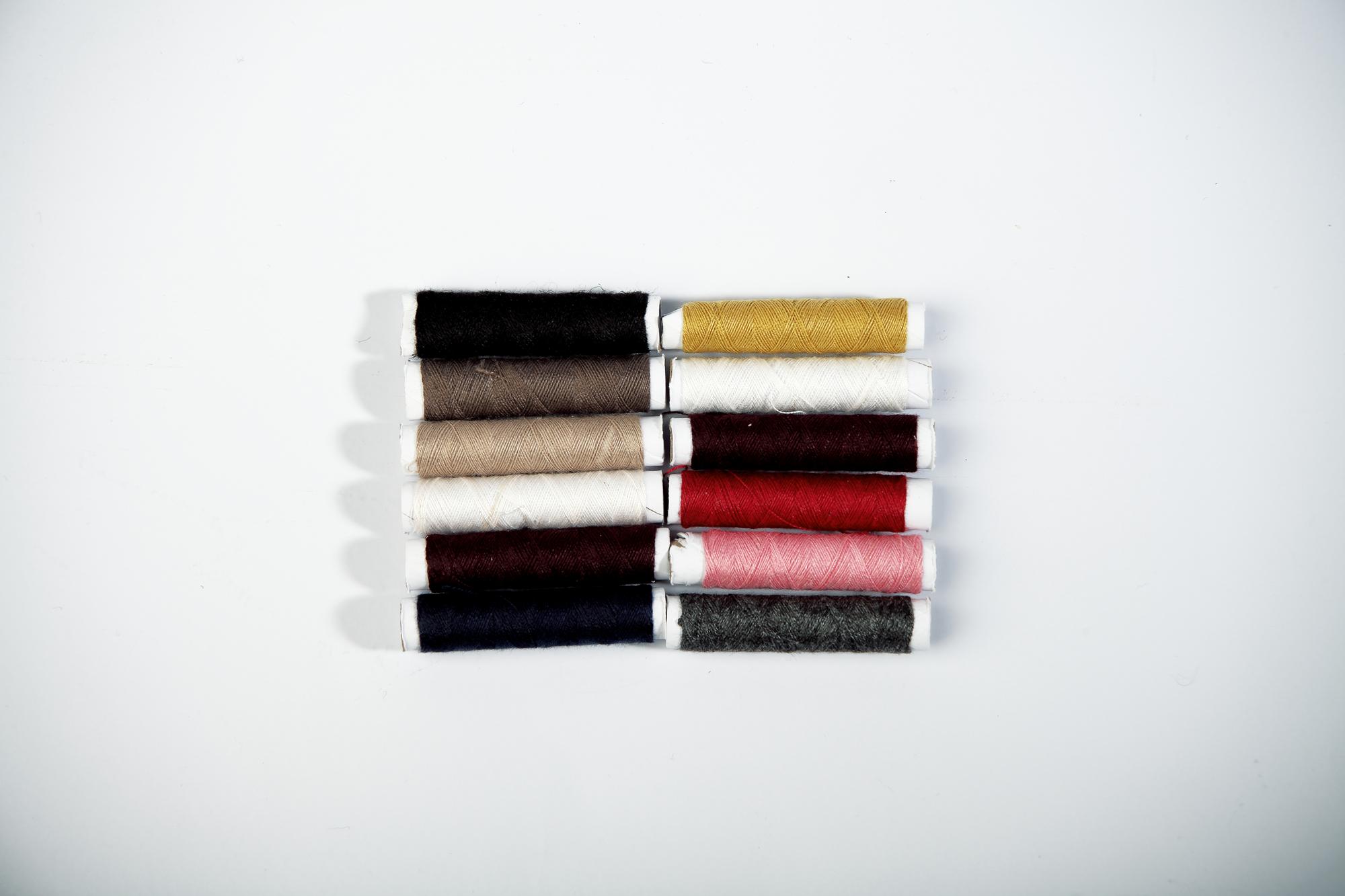 Stacked embroidered samples for pricing